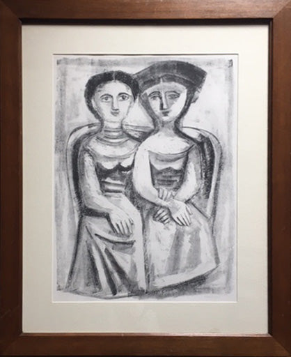 Massimo Campigli - Senza Titolo (Figure)