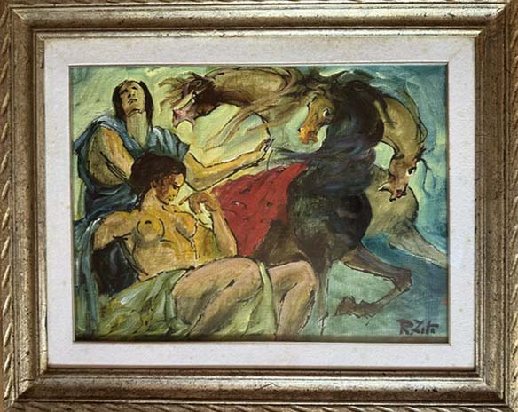 Pensiero - Olio su tela - Rodolfo Zito