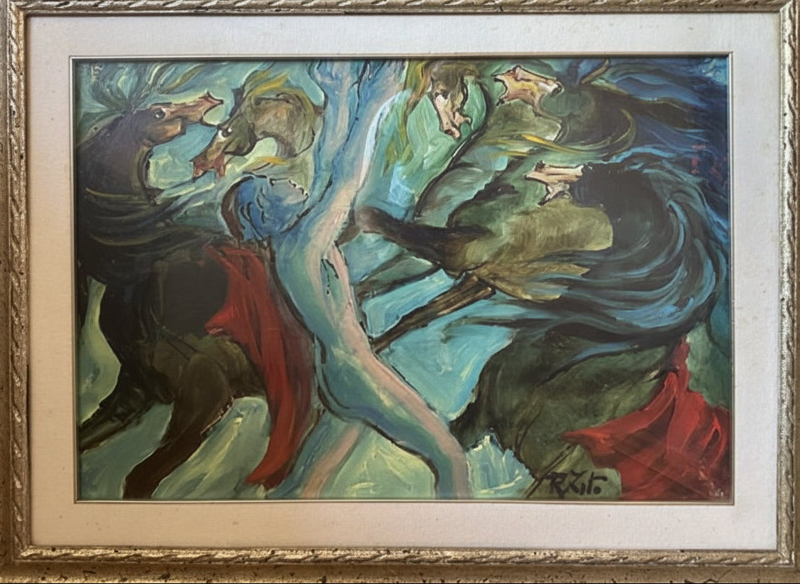Allegoria - Olio su tela - Rodolfo Zito