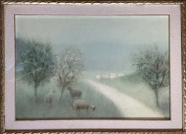 Campagna romana - Olio su tela - Troso