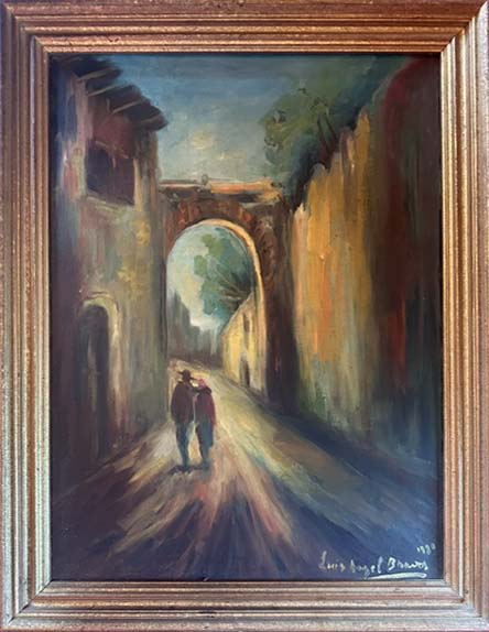 Vicolo - Olio su tela - Luis Angel Bravo