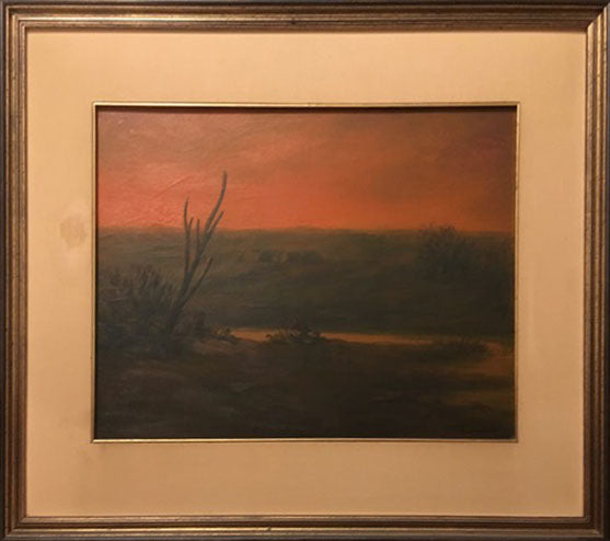 Antonio Zambrella (Lucanino) - Paesaggio  pugliese
