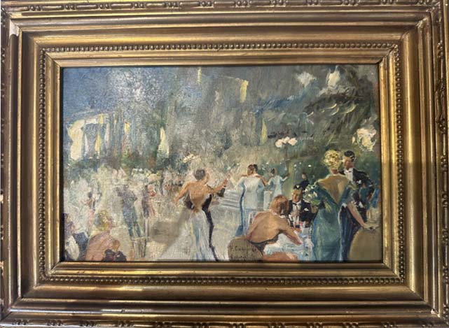 Figura – Olio su tavola – Francesco Cangiullo