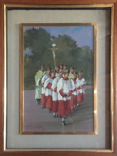 Lorenzo Palazzi - processione al santuario di Montenero a Livorno