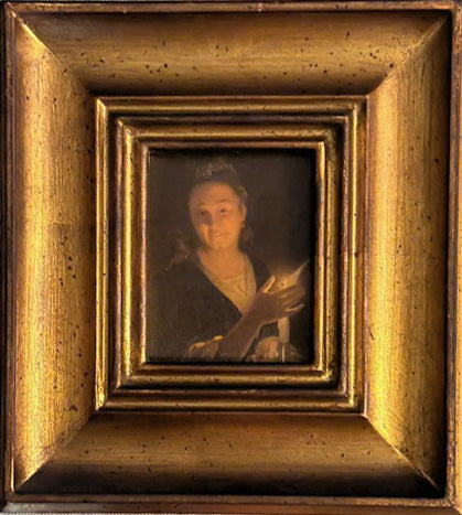 Copia del autor de Godfried Schalkeng - Mujer joven con una vela encendida