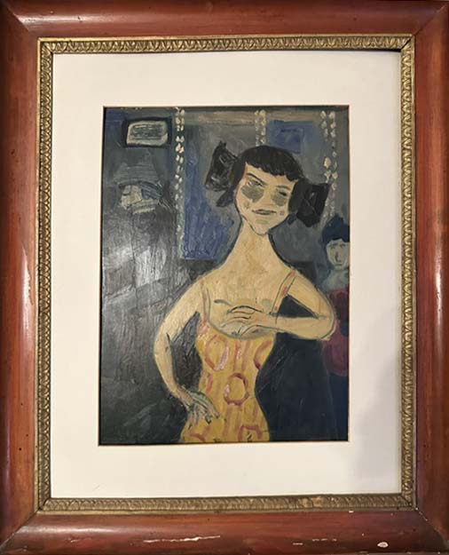 Cabaret - Olio su tavola - Erich Wegner