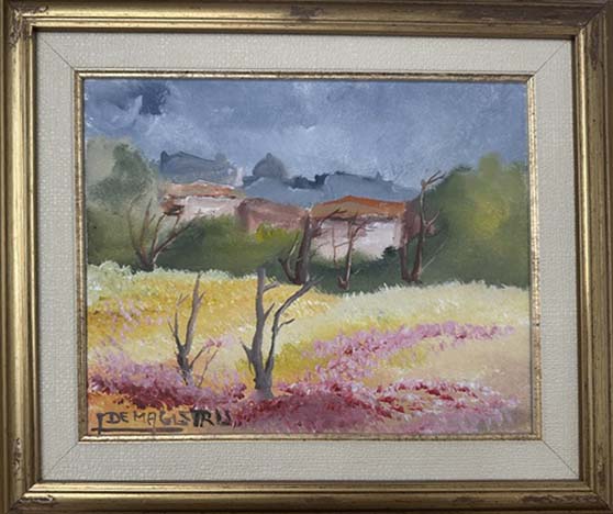 Primavera in fiore - Olio su tela - Leonardo De Magistris