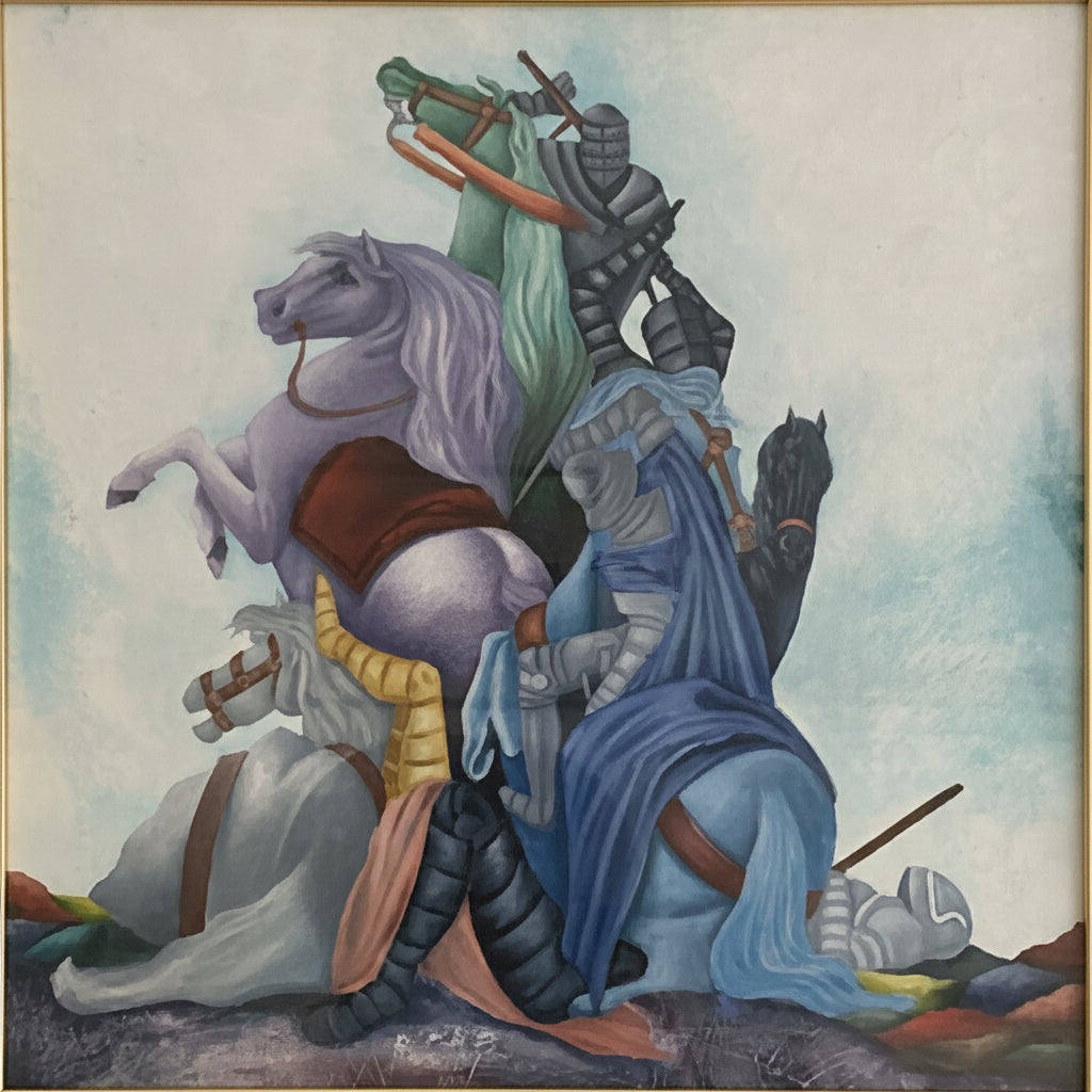 Cavalli - Olio su tela - Riccardo Fiore Pittari