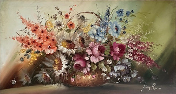 Lina Borlacchi Rossi - Composizione di fiori