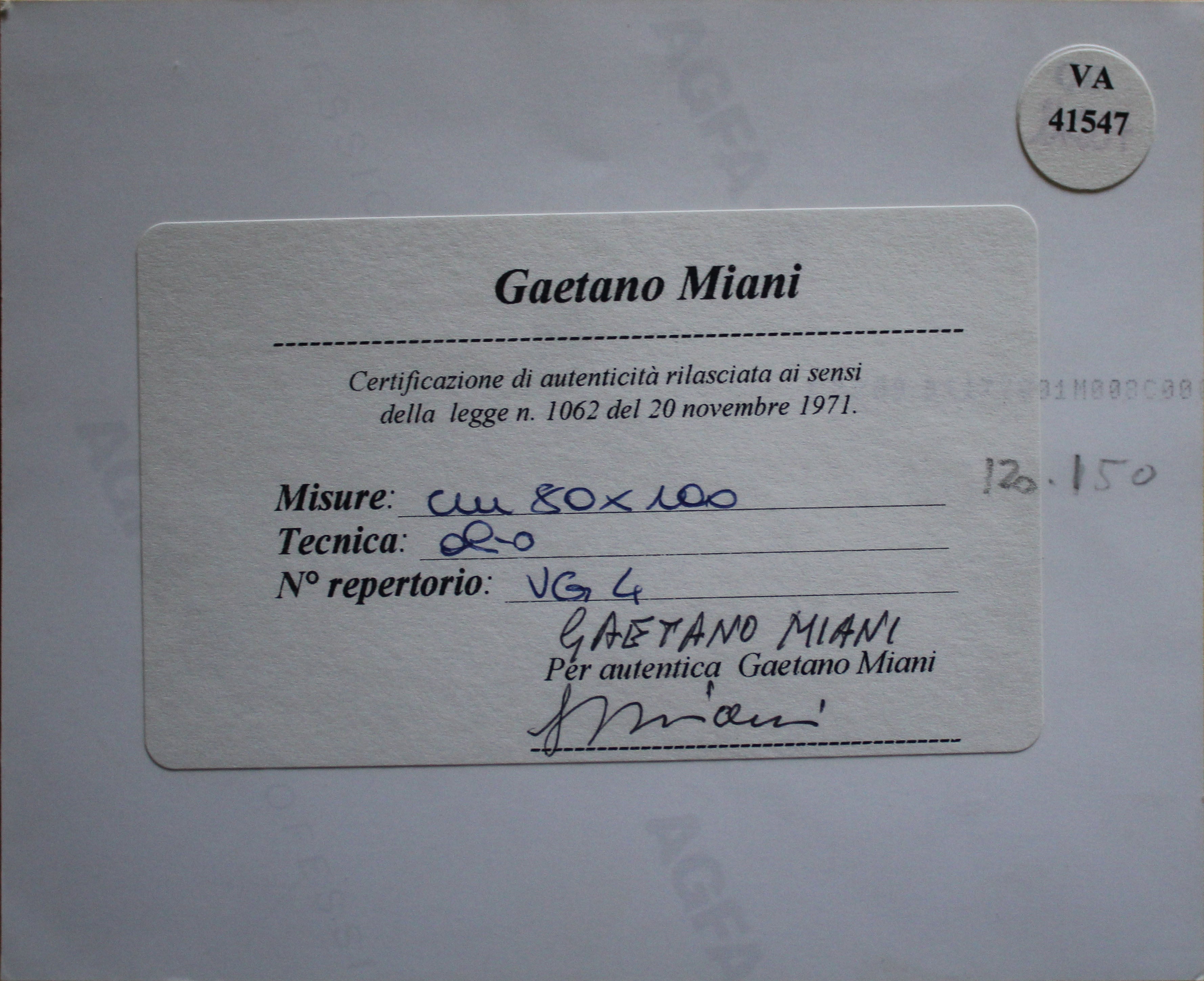 Gaetano Miani - Frutta e fiori
