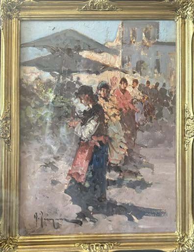 Figura – Olio su tela – A. Pecoraro
