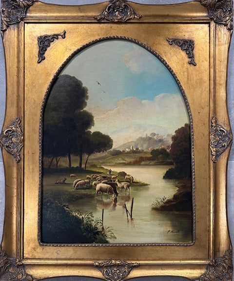 F. Monatti - Pastore sul lago