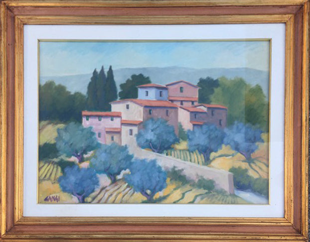 Enzo Cangi - Paesaggio toscano