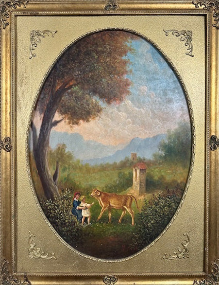 M- Grillo - Bambina in campagna