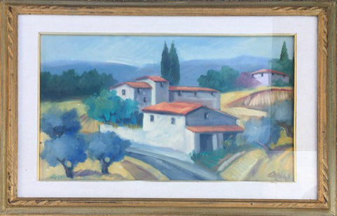 Enzo Cangi - Paesaggio Toscano