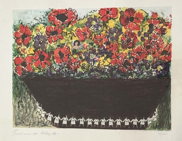 Fiori – Litografia su carta – Allegretti