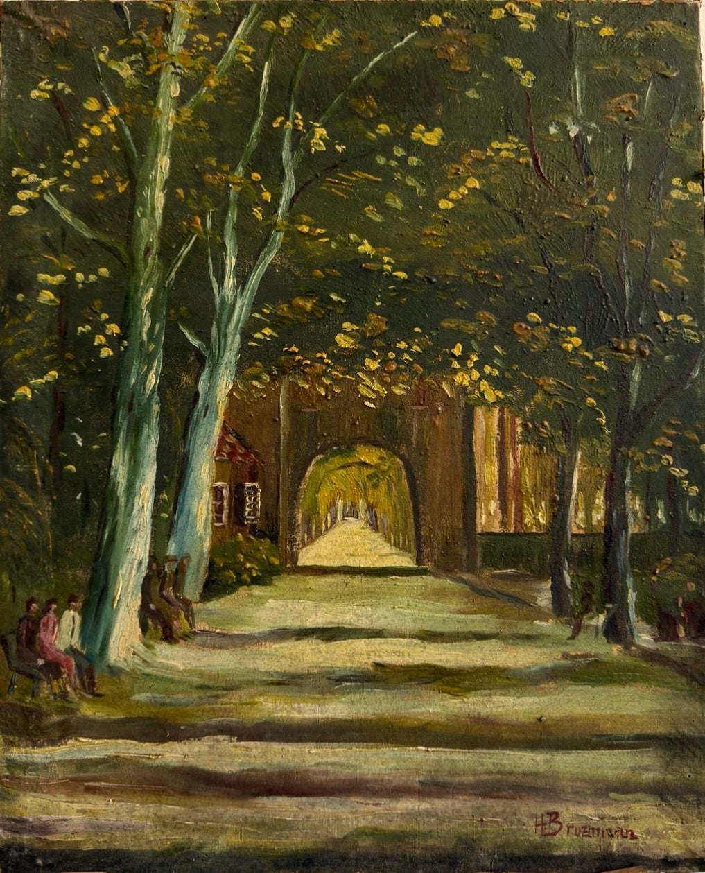 H. Bruzttican - Sin título (Calle con arco)