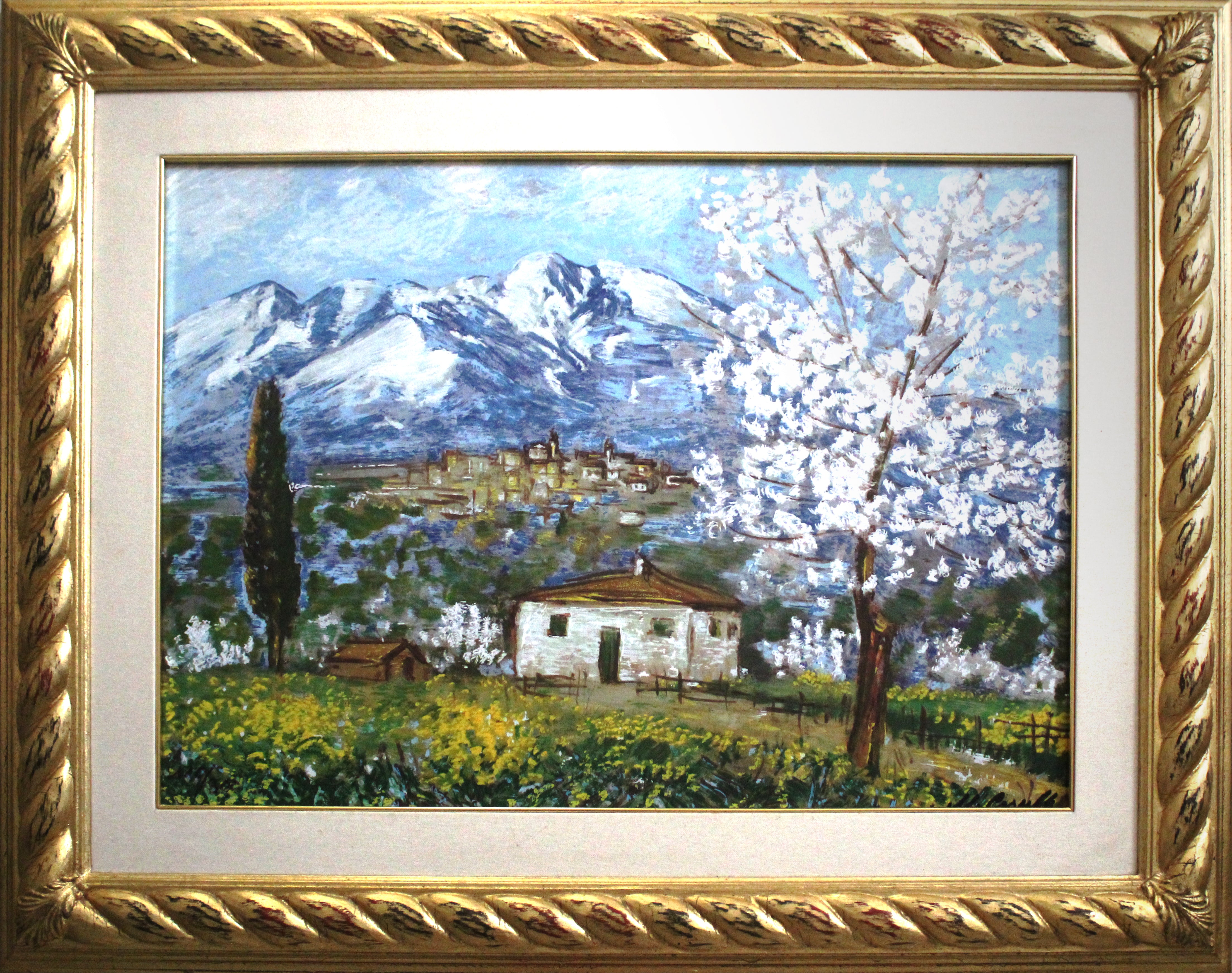 Michele Cascella - Paesaggio abruzzese