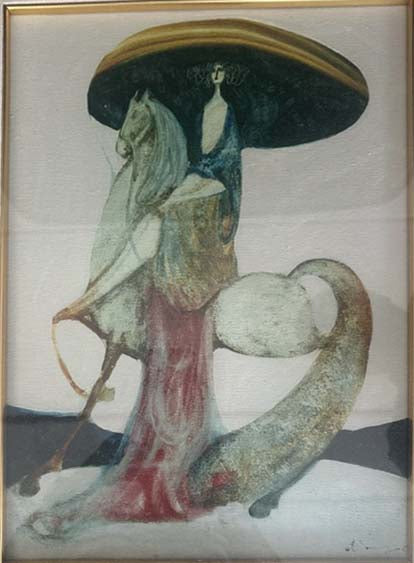 Figura – Olio su tela – D'Angeli