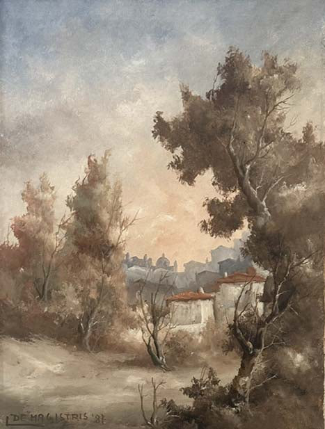 Paesaggio - Olio su tela - De Magistris