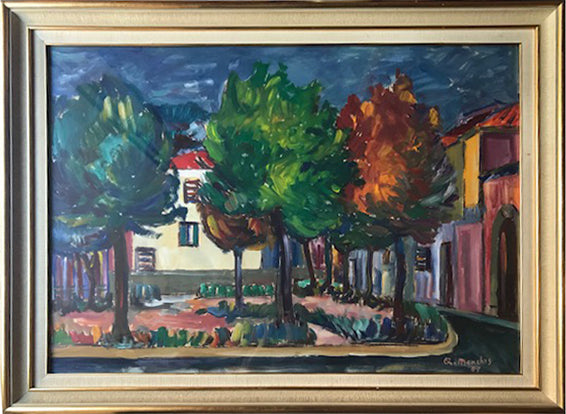 Orlando Menchis - Paesetto alberato