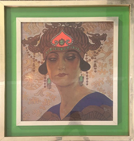Autore Sconosciuto - Copia anonima dal Poster promozionale di Turandot dipinto da Leopoldo Metlicovitz