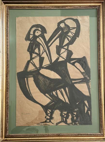 Pellicani di De Laurentiis, inchiostro – animali