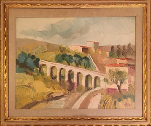 Enzo Cangi - Senza titolo (paesaggio)