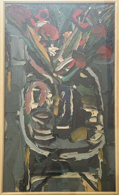 Fiori di Carlo Caroli, olio su tela – fiori