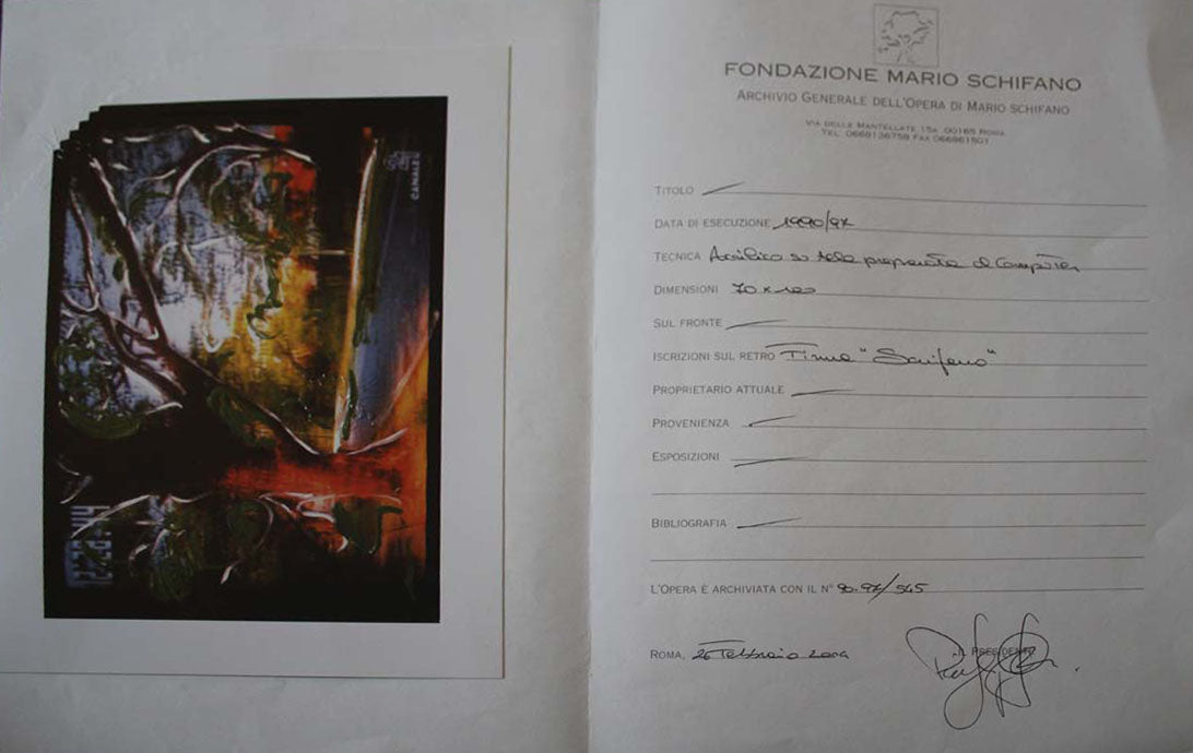 Mario Schifano - Senza titolo