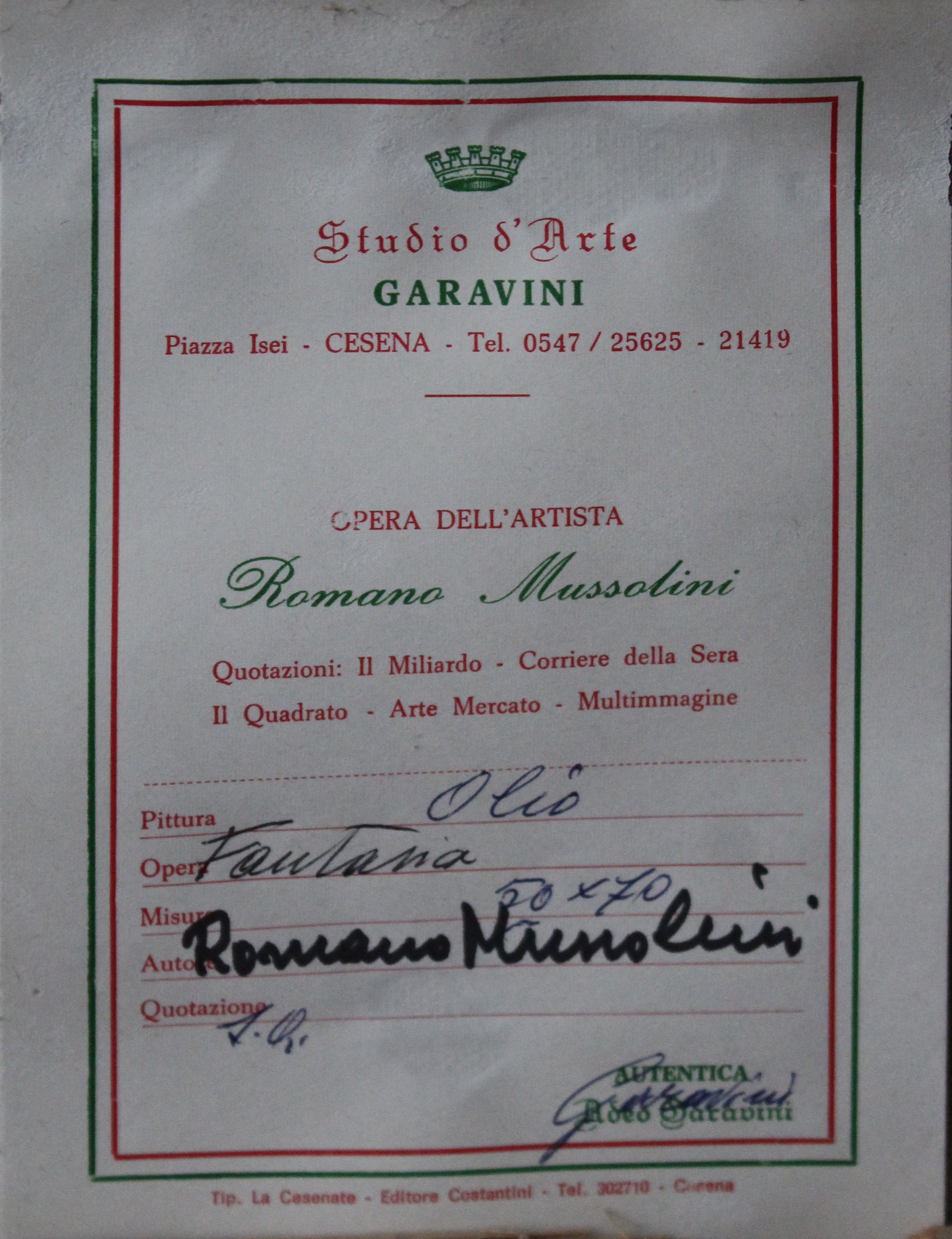 Romano Mussolini - Fantasia