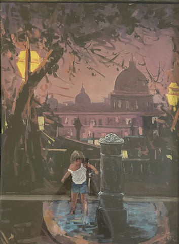 Achille BotilI - Child at the Fountain