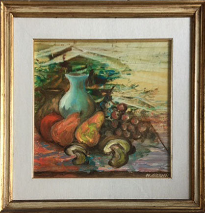 Guglielmo Azzini - Natura viva di frutta varia