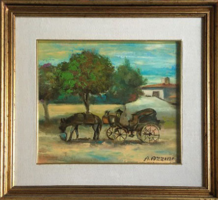 Guglielmo Azzini - La carrozzella toscana