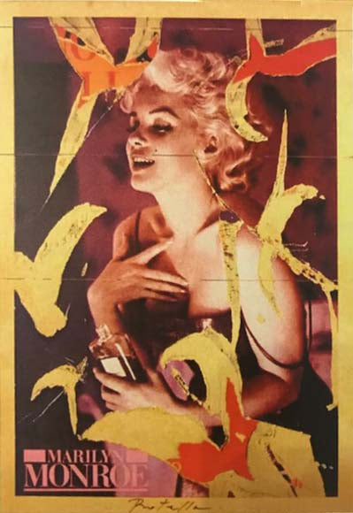 Mimmo Rotella - Marilyn Chanel n° 5