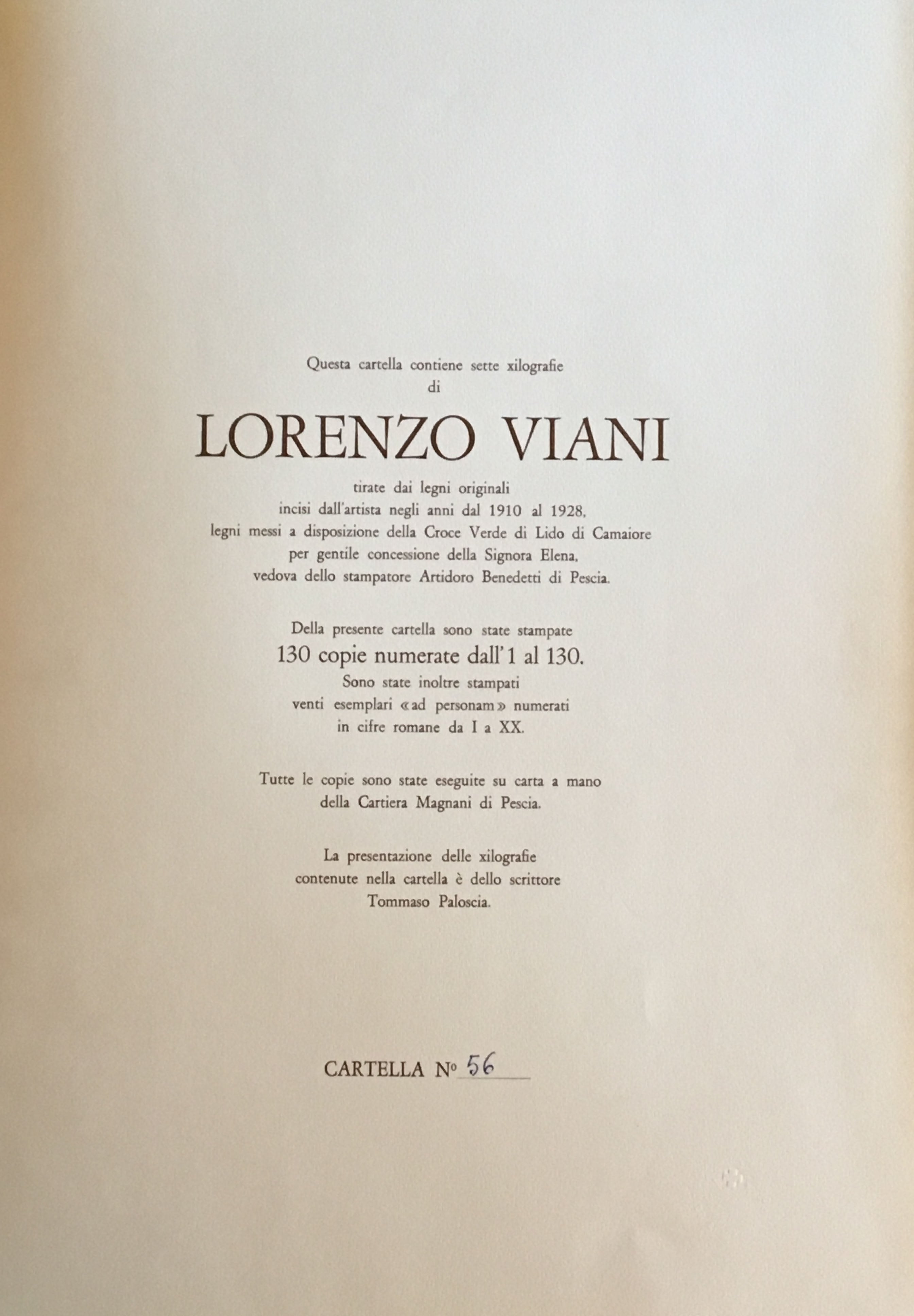 Lorenzo Viani - Collection of woodcuts