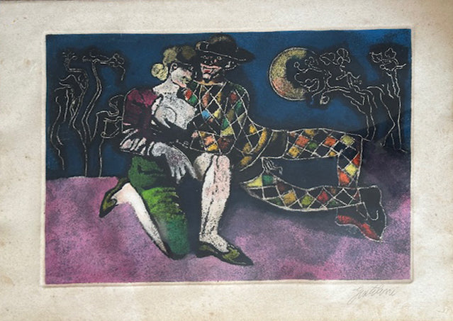 Franco Gentilini - Arlecchino e Pulcinella