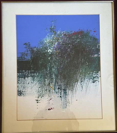 Senza titolo di Antonio Pedretti, olio su carta