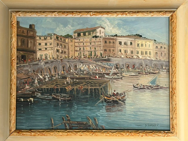 Napoli di Gianni Savarese, olio su tela
