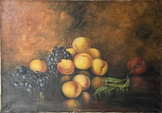 Natura morta di Piero Nardi, olio su tela