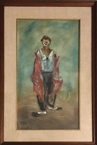 F. Cafrà - Senza titolo (pagliaccio)
