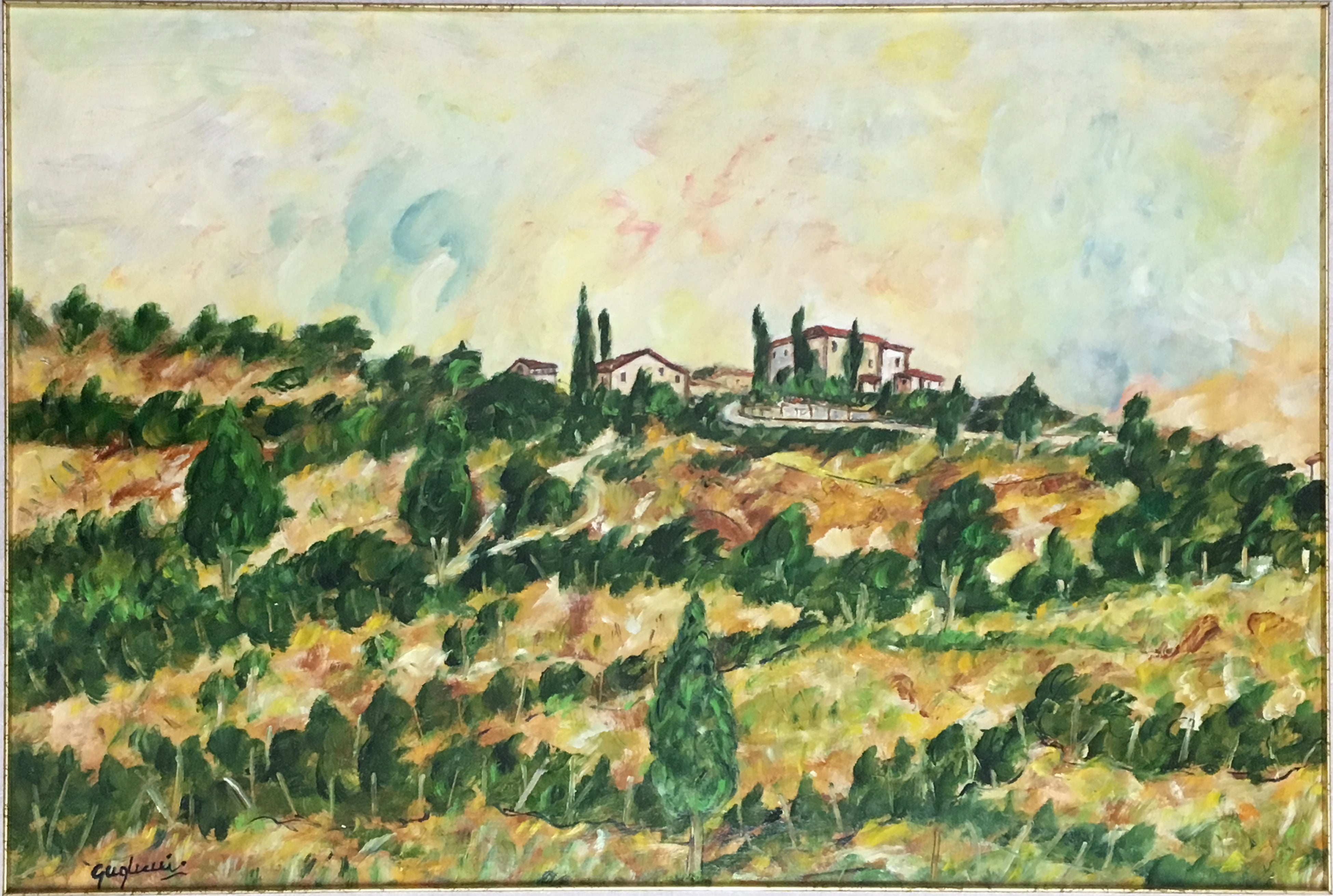 Giovanni Guglielmi - Paesaggio a Salceto
