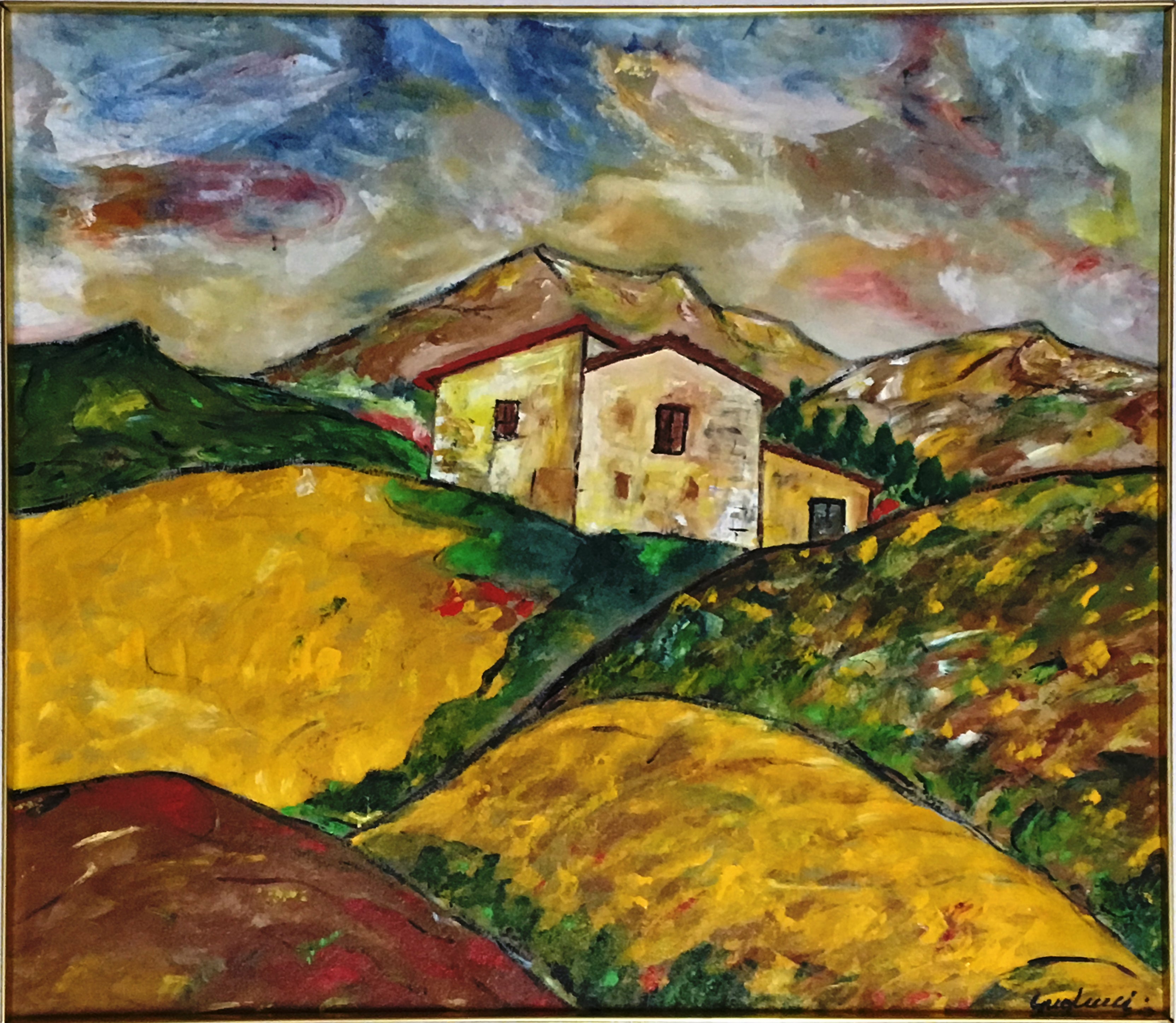 Giovanni Guglielmi - Colinas de Lucania en verano