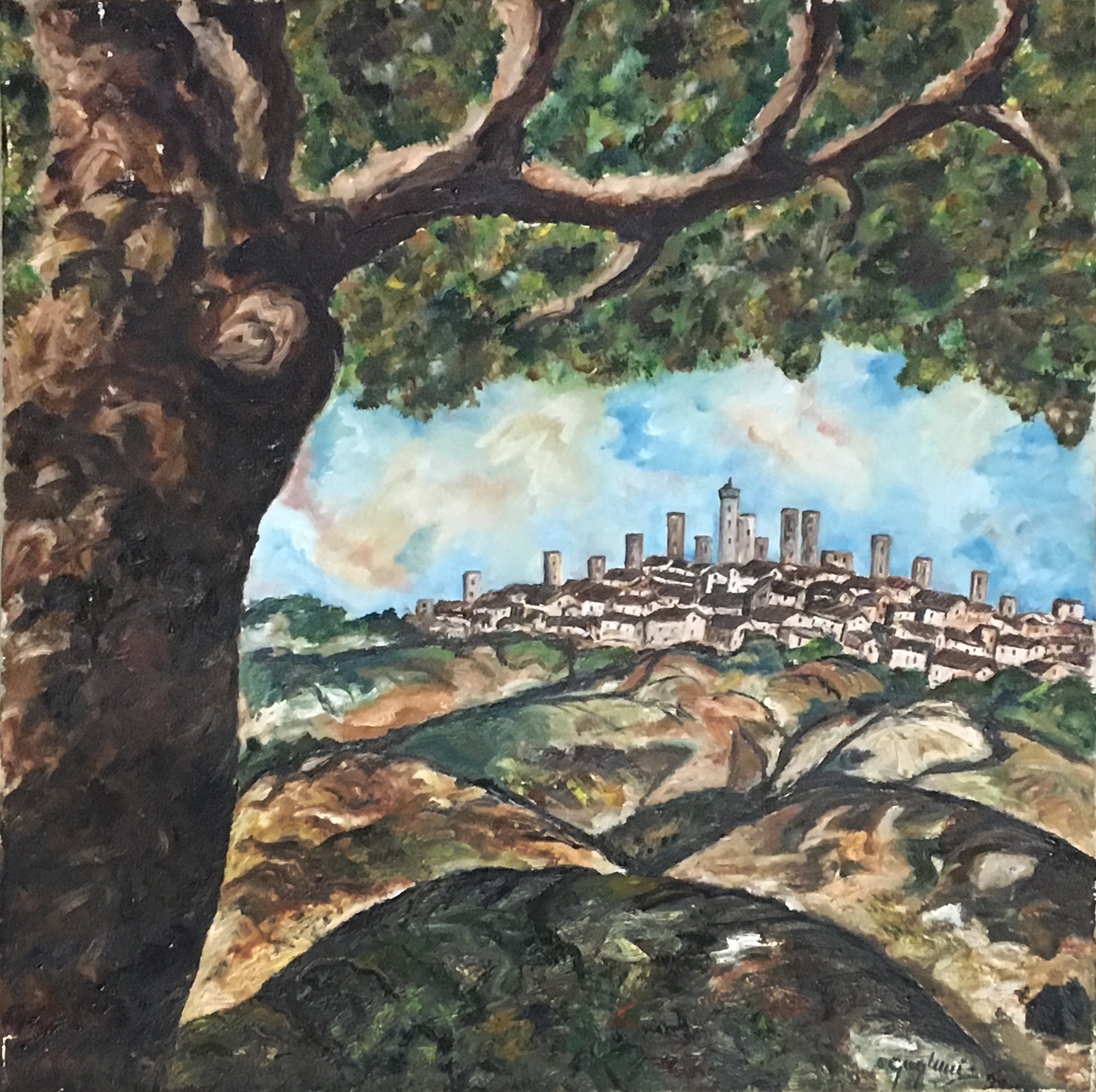 Giovanni Guglielmi - En San Gimignano