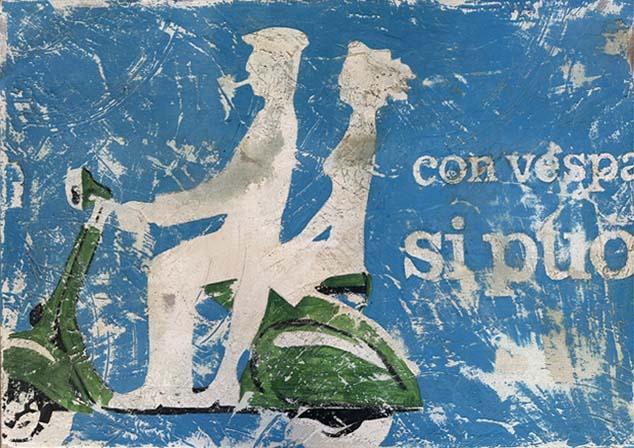 Si può di Paolo De Cuarto, tecnica mista su tela