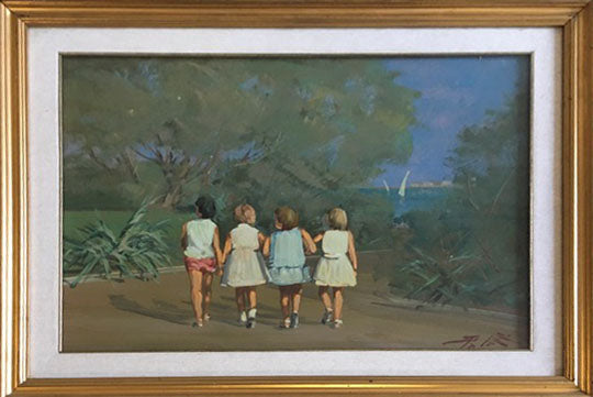 Lorenzo Palazzi - Le amiche. Giardini di Antignano Livorno