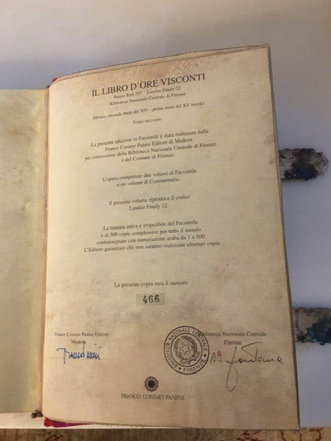 Franco Cosimo Panini - Visconti Book of Hours
