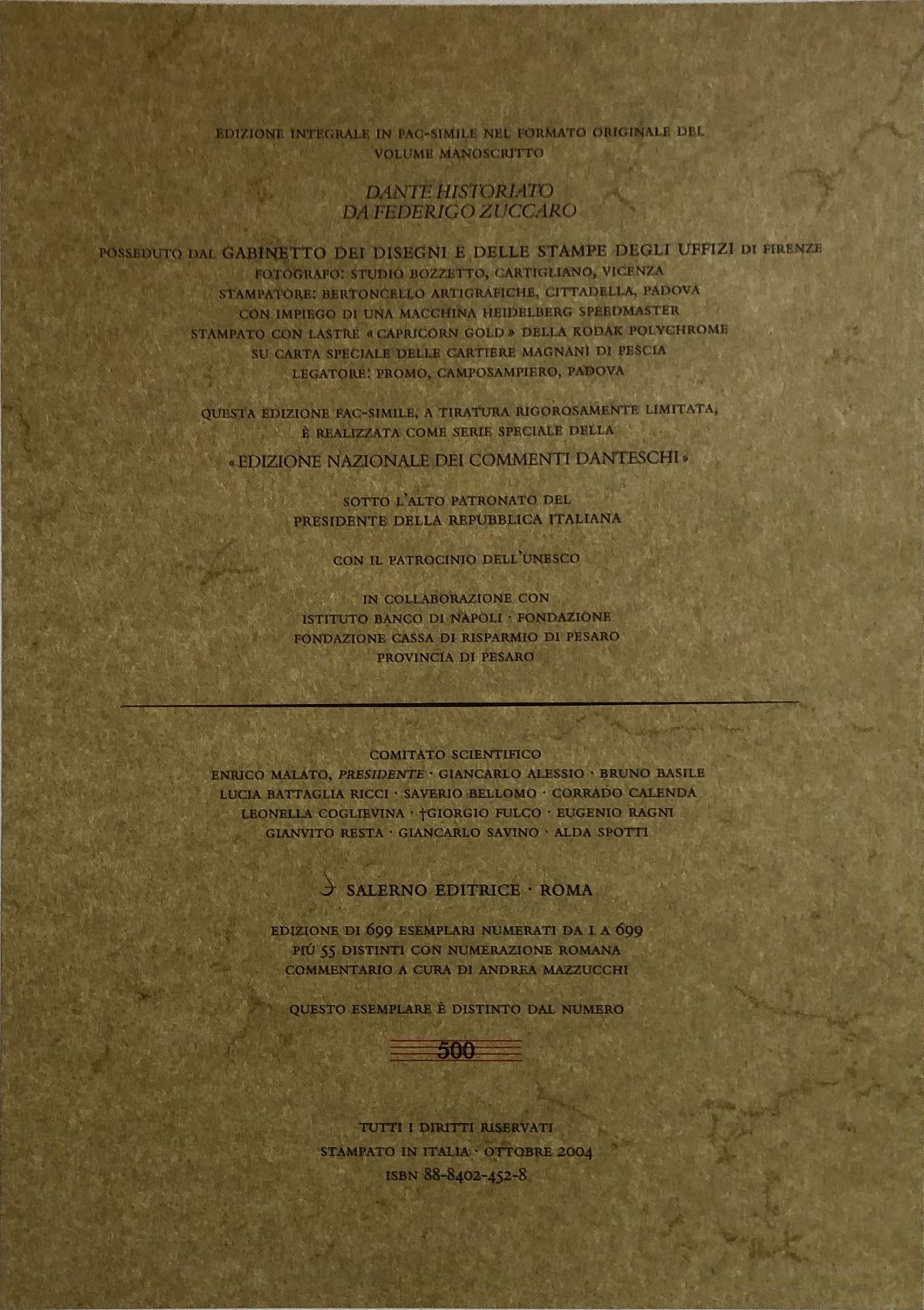 Divina Commedia - Salerno Editore