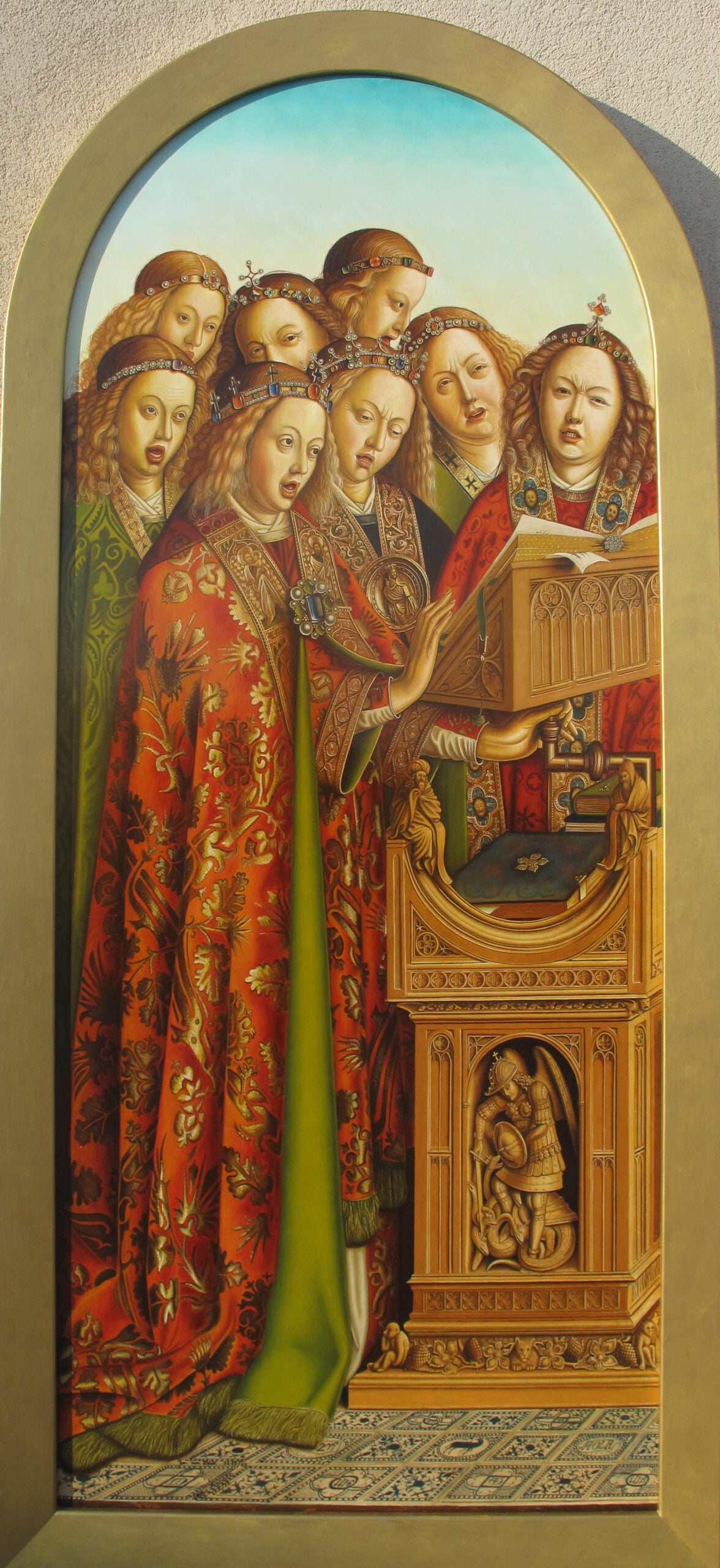 Vittorio Marchesi - Angeli Cantori (copia da Jan Van Eyck)