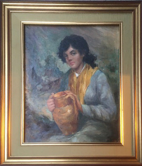 Emilio Larocca Conte - Ragazza Lucana